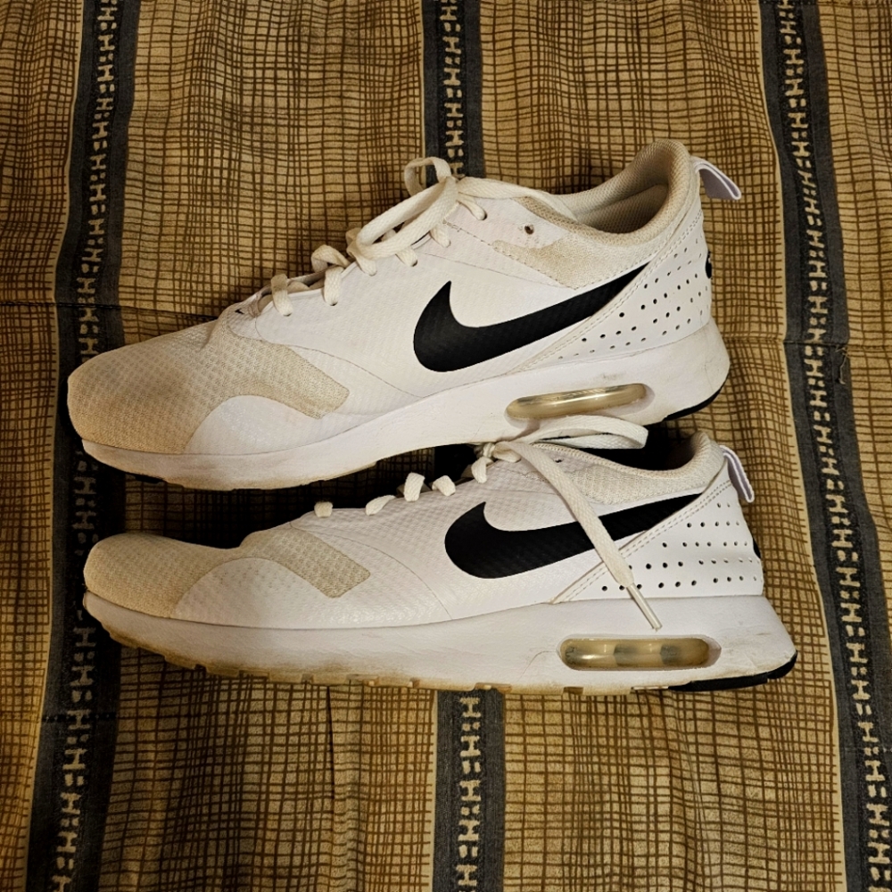 Nike Air Max White and Black Men's Sneakers